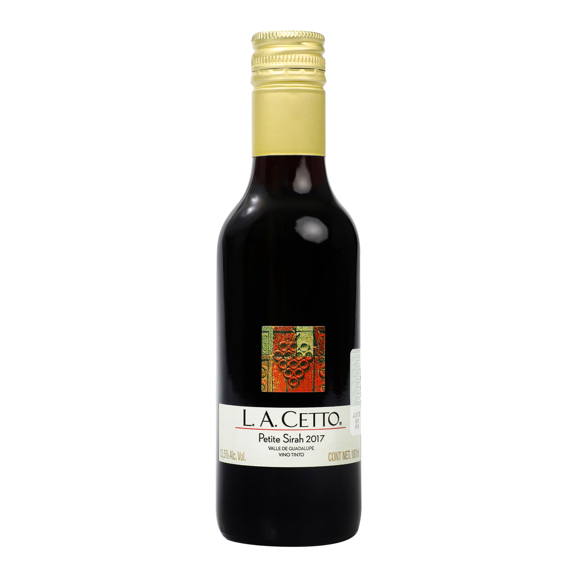 Vino Tinto Petit Sirah L.A. Cetto 187Ml