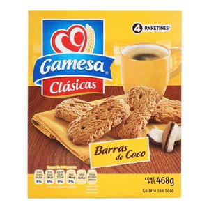 Barras   De Coco  Gamesa  468.0 - Gr