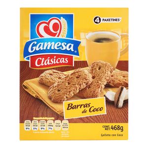 Barras   De Coco  Gamesa  468.0 - Gr