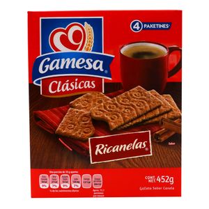 Galletas  Ricanelas  Gamesa  452.0 - Gr