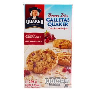 Galleta  De Avena Con  Frutos  Rojos  Quaker  240.0 - Gr