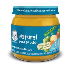 Papilla Gerber Etapa 2 Vegetales Mixtos 113g