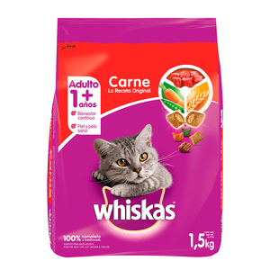 Comida Gato  Receta Original  Whiskas  1.5 - Kg