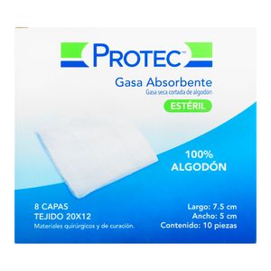 Gasa  7.5X5Cm  Protec  10.0 - Sob