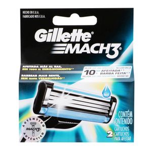 Cartucho  Mach 3  Gillette  2.0 - Pza