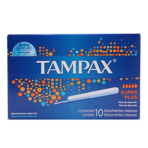 Tampon  Super Plus  Tampax  10.0 - Pza