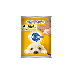 Comida Perro  Carne Molida Res Y Pollo Cacho  Pedigree  375.