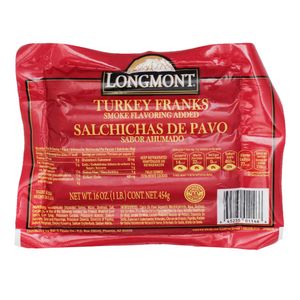 Salchicha  De Pavo  Longmont  454.0 - Gr