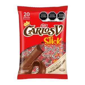 Chocolate Carlos V Original Stick de 20pz