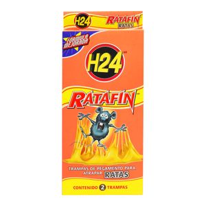 Rodenticida  Ratafin Trampas P/Ratas   H-24  2.0 - Pza