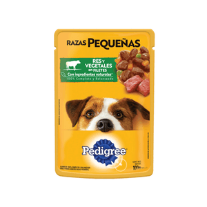 Comida P/Perro  Pouch Res Y Veget Rza Peq  Pedigree  100.0 -