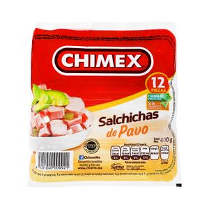 Salchicha  De Pavo  Chimex  400.0 - Gr