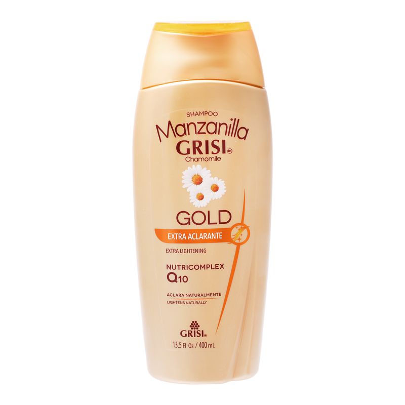 Shampoo Manzanilla Gold Extra Aclarante Grisi