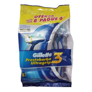 Prestobarba  Ultragrip3  Gillette  8.0 - Pza