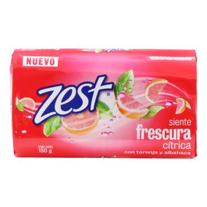 Jabon  Toronja Y Albahaca  Zest  150.0 - Gr