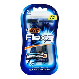 Rastrillo  Flex 3  Bic  2.0 - Pza