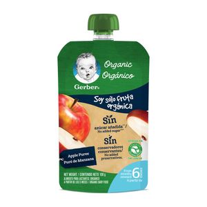 Papilla Gerber Organico Etapa 2 Manzana 100g