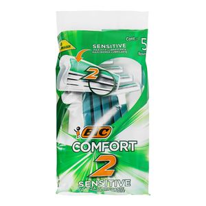 Rasurador  Comfort Twin Sensitive  Bic  5.0 - Pza