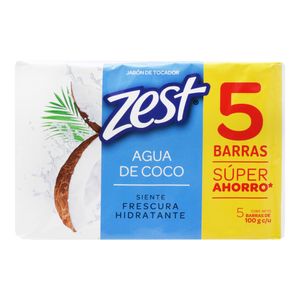 Jabon  Agua De Coco 100Gr C/U  Zest  5.0 - Pza