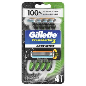 Prestobarba 3  Body Sense  Gillette  4.0 - Pza