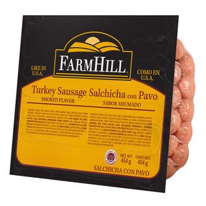 Salchicha  De Pavo  Farm Hill  454.0 - Gr