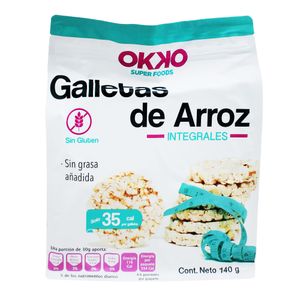 Galleta De  Arroz Integrales  Okko  140.0 - Gr