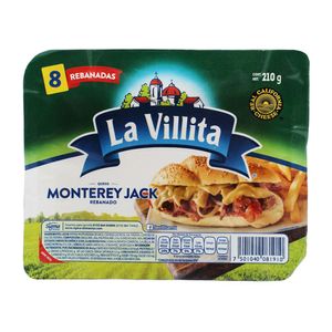 Queso Rebanado  Monterrey Jack  La Villita  210.0 - Gr