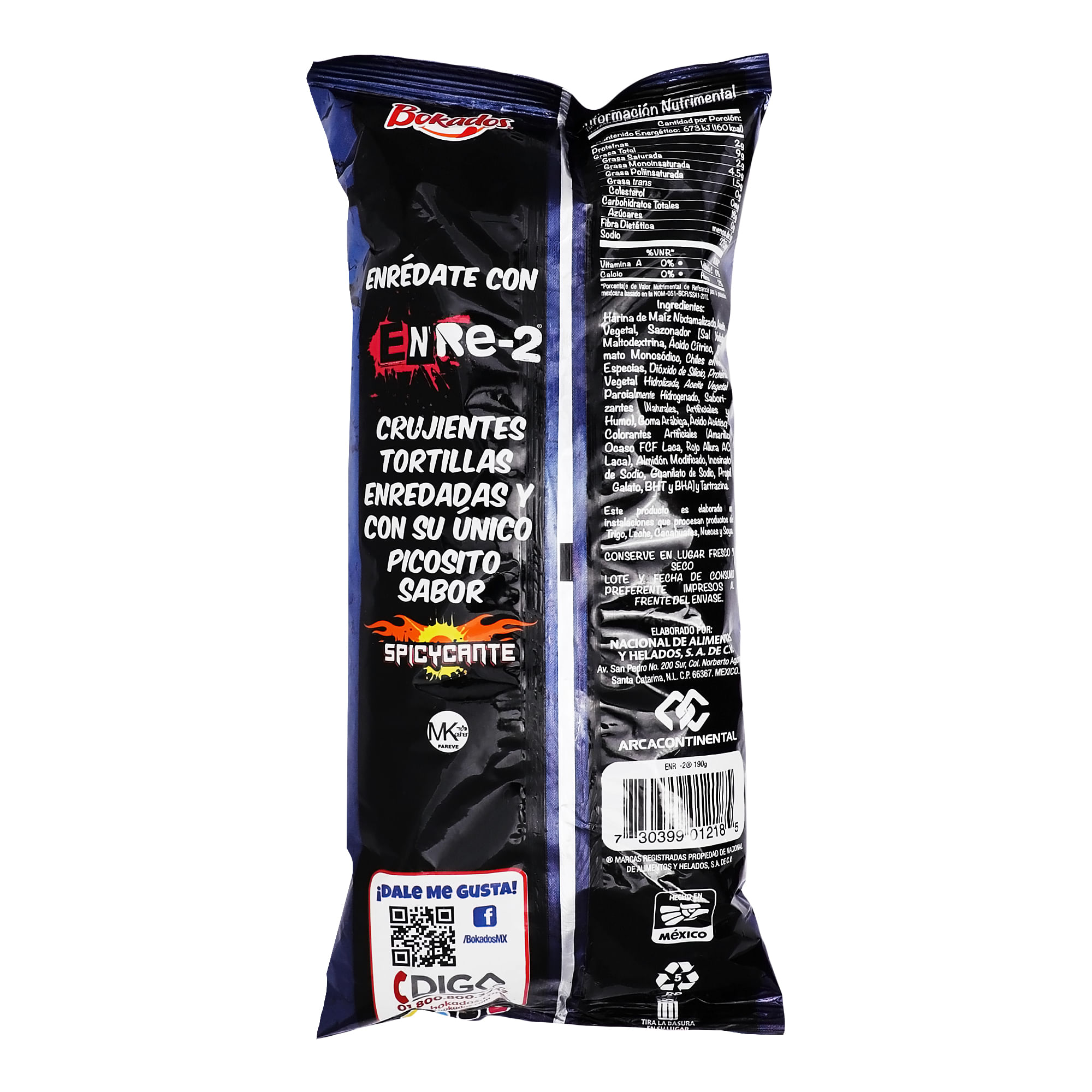 Botana Enre 2 Bokados 190.0 Gr