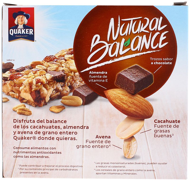 Barra Natural Balance Chocolate Quaker 200.0