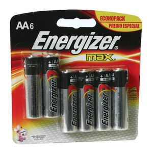 Pila Max  Aa 4+2  Energizer  6.0 - Pza