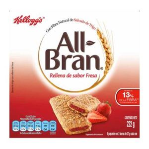 All Bran  Relleno Fresa  Kelloggs  222.0 - Gr