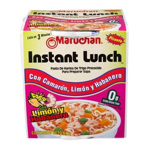 Sopa Instantanea  Camaron Limon Habanero  Maruchan  64.0 - G