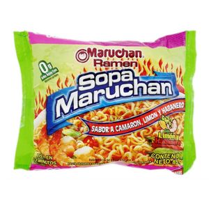 Sopa Ramen  Camaron Limon Y Habanero  Maruchan  85.0 - Gr