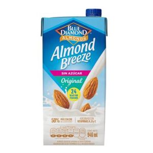 Leche Almond   Breeze Sin Azucar  Blue Diamond  1.0 - Lt