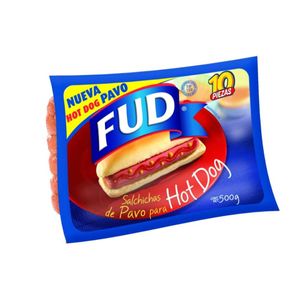 Salchicha  Hot Dog De Pavo  Fud  500.0 - Gr