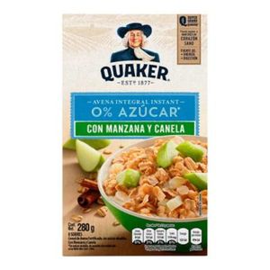 Avena Instant  Manzana Sin Azucar   Quaker  280.0 - Gr