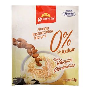 Avena Inst  Vainilla Almendra 0% Azucar  Granvita  35.0 - Gr