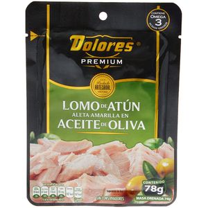 Lomo De Atún   En Aceite De Oliva Pouch  Dolores  78.0 - Gr