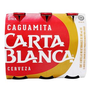 Cerveza  Botella Caguamita   Carta Blanca  6.0 - Pack