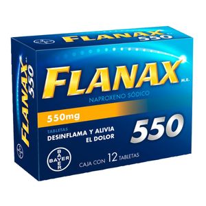 Naproxen  550 Mg.  Flanax  12.0 - Tab