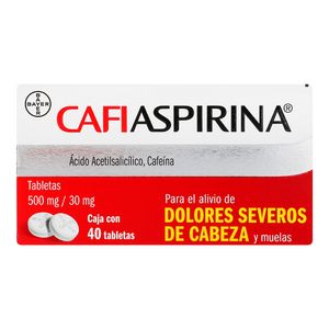 Analgesico  500 Mg.  Cafiaspirina  40.0 - Tab