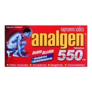 Naproxeno  550 Mg  Analgen  12.0 - Tab