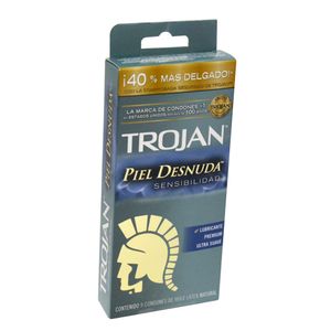 Preservativo  Piel Desnuda  Trojan  9.0 - Pza