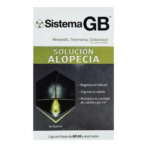 Sistema  Gb  Soluc Alopecia  Genomma Lab  60.0 - Ml