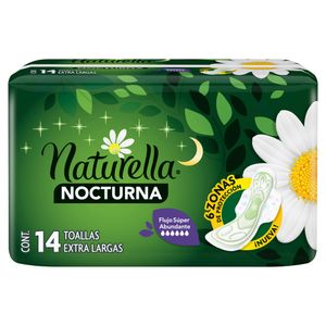 Toalla Fem  Noche C/Alas  Naturella  14.0 - Pza