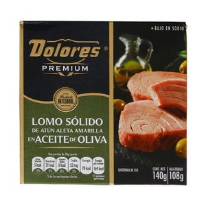 Lomo Solido  De Atun En Aceite De Oliva  Dolores  140.0 - Gr