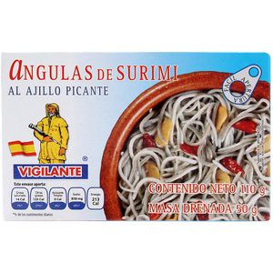 Angulas  Surimi Al Ajillo Picante  Vigilante  110.0 - Gr