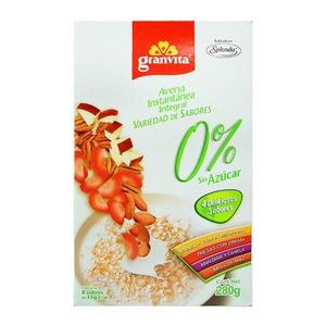 Avena Instantanea  Variedad Sabores O Azucar  Granvita  280.
