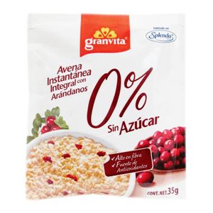 Avena Inst  Arandanos 0% Azucar  Granvita   35.0 - Gr