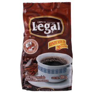 Cafe Tostado  C/Azucar A La Canela  Legal   200.0 - Gr